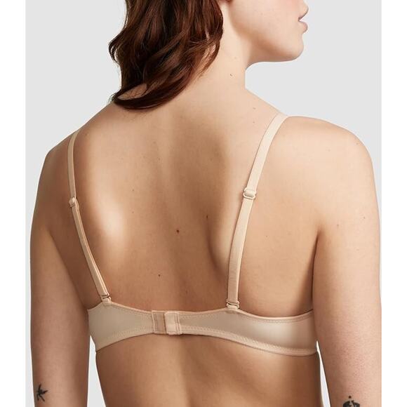 Victorias Secret Womens Push Up Demi Bra 34C Nude Wear Anywhere Underwire - Picture 3 of 7